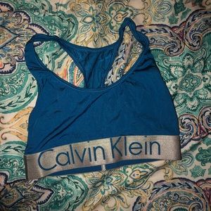calvin klein sports bra